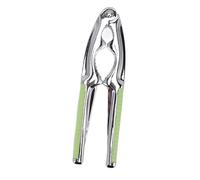 Garlic Press & Nut Cracker Tool | Food Grade Zinc Alloy for Effortless Peeling/Crushing | Ergonomic Handheld Kitchen Tool for Garlic/Ginger/Nuts
