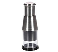 Garlicer Mini | Premere a mano vegetali in acciaio inossidabile | Contenitore cubi di cipolla alimentari -cinever pialla pialla sarto cucina cucina verdure per la casa spezie