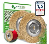 GARLINGO Set di 2 spazzole per fughe | compatibile con Einhell spazzola per fughe BG-EG 1410 GC-EG 1410 GC-CC 18 Li | larghezza 10 mm | spazzola di ricambio per fughe