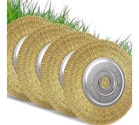 GARLINGO Set di 4 spazzole per fughe, compatibili con Gloria Multibrush e altre spazzole metalliche, larghezza 10 mm, accessorio Weedbrush spazzola di ricambio