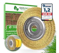 Garlingo Spazzola per fughe, compatibile con Gloria Multibrush e altre spazzole metalliche, larghezza 10 mm, accessorio Weedbrush spazzola di ricambio per fughe