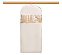 Garment Bag for Clothes, Self-Compression Zipper Dust Bag, Hangable Closet Covers, Velvet Storage for Clothing, Bedroom, College Dorm, Apartment Organization, Small Medium Large