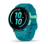 Garmin Bounce 2, Smartwatch per bambini con chiamate e SMS, Tracciamento della posizione in tempo reale, App per lo sport integrate, Autonomia fino a 2 giorni (Aqua)
