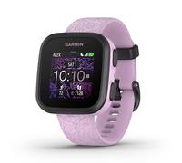 Garmin Bounce™, Smartwatch per bambini, messaggi di testo e vocali bidirezionali, monitoraggio della posizione, fiori lilla