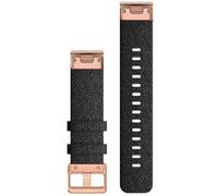 Garmin Cinghia Nylon Quickfit 20 Mm Black / Rose Gold