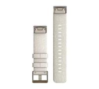 Garmin Cinghia Nylon Quickfit 20 Mm Cream Heathered / Soft Gold Hardware