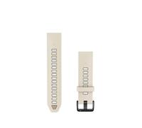 Garmin Cinturino 20mm, Quick Release, Silicone, Cream/French Grey | Sostituzione del cinturino semplice e veloce, Vestibilità sicura e affidabile, Comfort per l'utilizzo quotidiano