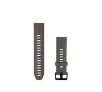 Garmin Cinturino 20mm, Quick Release, Silicone, Pebble Grey | Sostituzione del cinturino semplice e veloce, Vestibilità sicura e affidabile, Comfort per l'utilizzo quotidiano