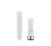 Garmin Cinturino 20mm, Quick Release, Silicone, Whitestone/Ice Blue | Sostituzione del cinturino semplice e veloce, Vestibilità sicura e affidabile, Comfort per l'utilizzo quotidiano
