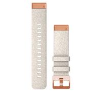 Garmin - Cinturino di ricambio - Bracelet Quickfit 20 Nylon Chiné crème in Nylon - Bianco