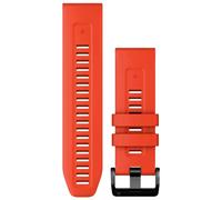 Garmin - Cinturino di ricambio - Bracelet QuickFit 26mm Silicone Rouge feu / Graphite in Silicone - rosso