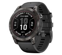 Garmin Cinturino Fenix 7, Grigio/Nero, 47mm, Pro Sapphire Solar