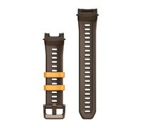Garmin Cinturino In Silicone Instinct 3/instinct Crossover Amoled 22 Mm Cocoa Brown / Metal