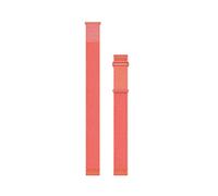 Garmin Cinturino Originale, 20mm, ComfortFit, Sgancio rapido, Tessuto, Rosa Corallo/Rosso