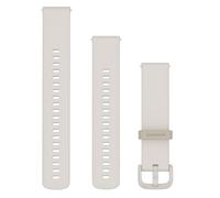 Garmin Cinturino Originale, 20mm, Sgancio rapido, Silicone, Ivory
