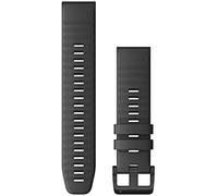 Garmin Cinturino Originale, 22mm, QuickFit, Silicone, Slate Gray & Black