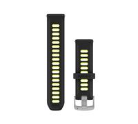 Garmin Cinturino Originale Forerunner 170, 20mm, Silicone, Black/Amp Yellow