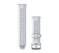 Garmin Cinturino Originale Forerunner 965, 22mm, Silicone, Whitestone & Powder Gray