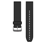 Garmin Cinturino Originale serie fēnix 5, 6, 7, Instinct, Instinct 2, Epix (Gen 2), Forerunner 935, 945, 955, quatix 5, 6, 7 e MARQ, 22mm, QuickFit, Silicone, Black & Silver