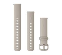Garmin Cinturino Originale serie Venu, Venu Sq, Venu Sq 2, Forerunner 55, 245, 645, vivoactive 3, vivomove 3, Style, Luxe, Sport e Approach S12, S40, S42, 20mm, Sgancio rapido, Silicone, French Gray