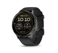 Garmin D2 Air X15, Smartwatch Aviator touchscreen con GPS, tempo di aviazione, torcia, caratteristiche di salute e benessere e altro, ardesia con cinturino in silicone nero