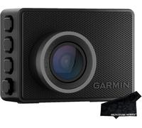 Garmin Dash Cam 47, 1080p angolo 140 gradi, GPS, display LCD, controllo vocale, sorveglia l'auto in sosta, salvataggio in cloud, Nero