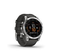 Garmin epix (Gen 2), Smartwatch, 47mm, Display AMOLED 1,3", Touchscreen, +30 Sport, GNSS multi-band, Cardio, SpO2, Mappe, Musica, Garmin Pay, Autonomia 16 giorni (Slate & Steel)