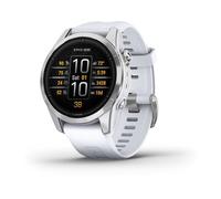 Garmin epix Pro (Gen 2) 42mm, Smartwatch, Display AMOLED 1,2", Touchscreen, Torcia LED, Cardio 5th Gen, +30 Sport, GNSS multi-band, Mappe, Autonomia 10 giorni (Silver & Whitestone)