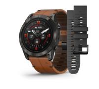 Garmin EPIX PRO GEN 2 Sapphire Pelle Marrone + Silicone Nero 51mm 010-02804-30
