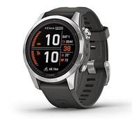Garmin fēnix® 7S Pro Solar Silver + Graphite Band Smartwatch iOS