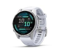 Garmin - Smart Watch Fenix 8, 43mm-argento / Bianco Garmin