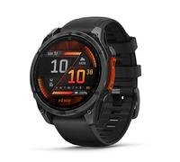 Garmin fēnix 8, 47mm, Display AMOLED 1,4", Touch, Pulsanti induttivi, Speaker e Microfono, Comandi Vocali, GPS multibanda, Torcia, Mappe, 90+ App per lo Sport, Autonomia 16 giorni (Slate Gray & Black)