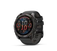Garmin Fenix 8 Bluetooth GPS 51mm AMOLED Titanio Nero Silicone Unica Resistenza 10ATM