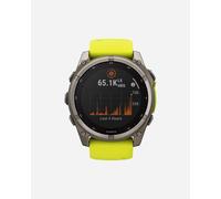 Garmin Fenix 8 Solar 51mm Sapphire - Orologio Multifunzione - Giallo UNICA