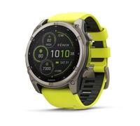 Garmin Fenix 8 WiFi Bluetooth GPS 51mm Digital Titanio Correa Grafite-Giallo Taglia Unica Sapphire SpO2 Pulsossimetro