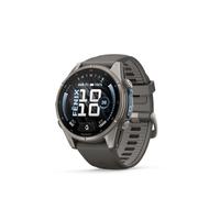 Garmin fenix 9, 43mm, Bare Ti, Pebble Gray Band, EMEA/AUS/AFR | Display AMOLED 1,3", Touchscreen, Speaker e Microfono, Torcia, Mappe, 100+ App per lo Sport, Fino a 10 Giorni di Autonomia