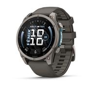 Garmin Fenix 9 - 47 mm, AMOLED Pebble Gray QuickFitÂ®-Silikon-Armband