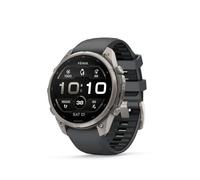 Garmin fenix 9 Pro 47mm,AMOLED,Ti w/Gpht/Blk bnd,EMEA/AUS/AFR | Cassa in Titanio, Display AMOLED 1,4", Touchscreen, Speaker e Microfono, Torcia, Mappe, Fino a 18 Giorni di Autonomia
