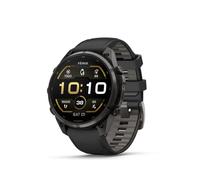 Garmin fēnix® 9 Pro, DLC Titanium, 47mm, Nero/Grigio ghiaia | Display AMOLED, Smartwatch GPS multisport premium