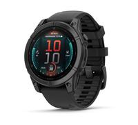 Garmin Fénix E AMOLED 47mm GPS Acero Inoxidable con Correa de Silicona Negra - Nouvo