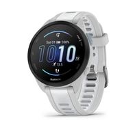 Garmin Forerunner 165 Bluetooth GPS 43mm Grigio Cinturino Bianco M Cardio SpO2 5ATM