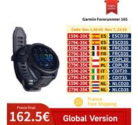 GARMIN Forerunner 165 sensore di bue a impulsi tracciamento dello stress dinamica di corsa a base di polso allenamento incrociato della frequenza cardiaca a base di polso
