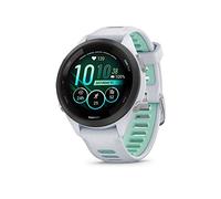 Garmin Forerunner 265S Smartwatch da corsa unisex, misura 42 mm, Whitestone/Neo Tropic