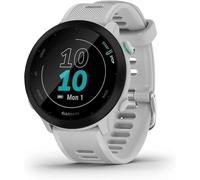 Garmin Forerunner 55 Bluetooth GPS 42mm Bianco Taglia Unica Resistente Acqua 5ATM Cardiofrequenzimetro