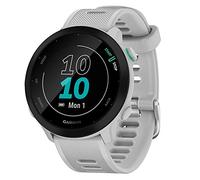 Garmin Forerunner 55, Smartwatch running con GPS, Cardio, Piani di allenamento inclusi, VO2max, Allenamenti personalizzati, Connect IQ, Taglia unica, Whitestone