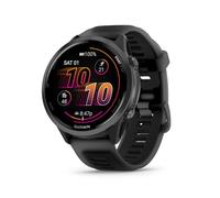 Garmin® Forerunner® 570, 47 mm, smartwatch GPS avanzato per corsa e triathlon, display AMOLED, funzioni di allenamento e recupero, alluminio grigio ardesia con cinturino nero traslucido