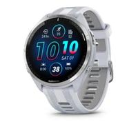 Garmin Forerunner 965 Bluetooth GPS WiFi 47mm AMOLED Bianco Taglia Unica 5ATM SpO2 Pulsossimetro Monitor Sonno