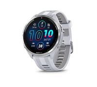 Garmin Forerunner® 965 Orologio intelligente da corsa con display AMOLED colorato, misure di allenamento e recupero, Whitestone e Powder Gray