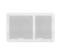 Garmin Fusion FM Series Marine Speakers, 6.5 "120-Watt Flush Mount Speakers, coppia quadrata bianca, un marchio
