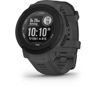 Garmin Instinct 2, dēzl, Smartwatch per camionisti, 45mm, Rugged design, Autonomia 28 giorni, +30 app, GPS, Cardio, SpO2, Activity Tracker 24/7, Garmin Pay, Connect IQ (Graphite)